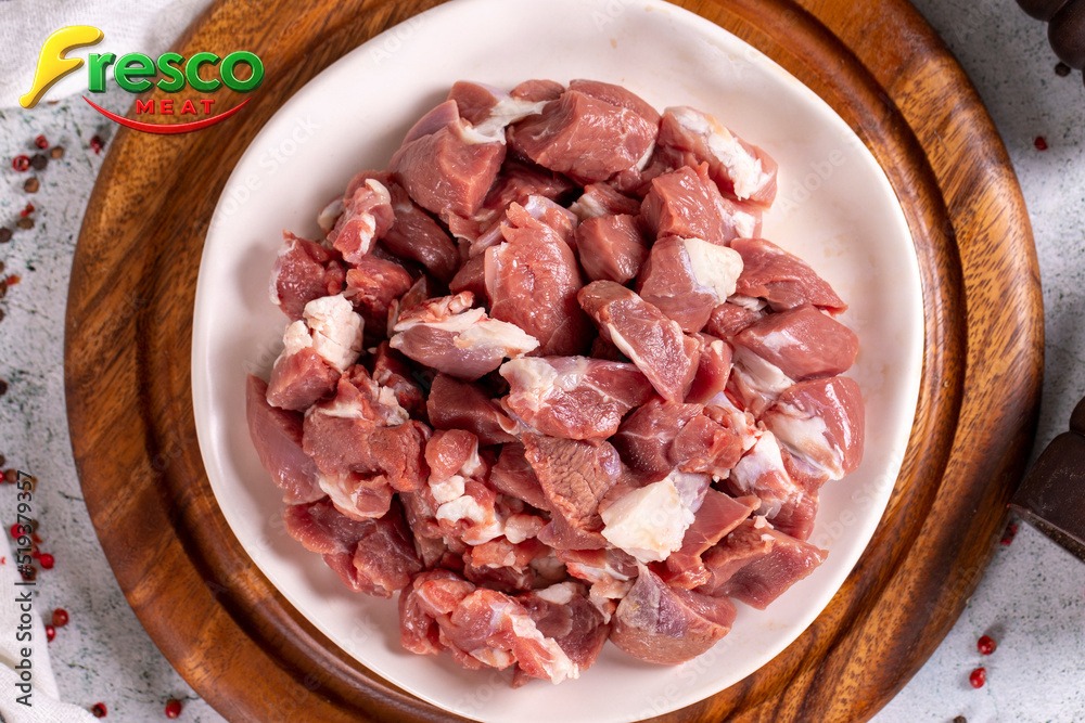 Mutton curry cut