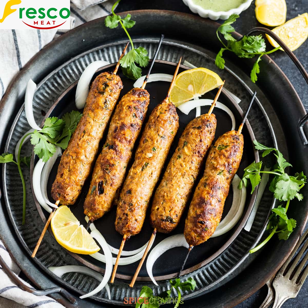Chicken Adana Kebabs